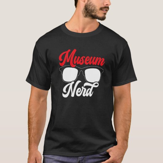 Museumsmuseum Nerd Museumskorrektor T-Shirt (Vorderseite)