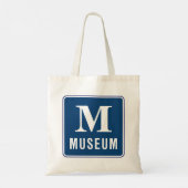 Museumssign Tote Tag Tragetasche (Rückseite)