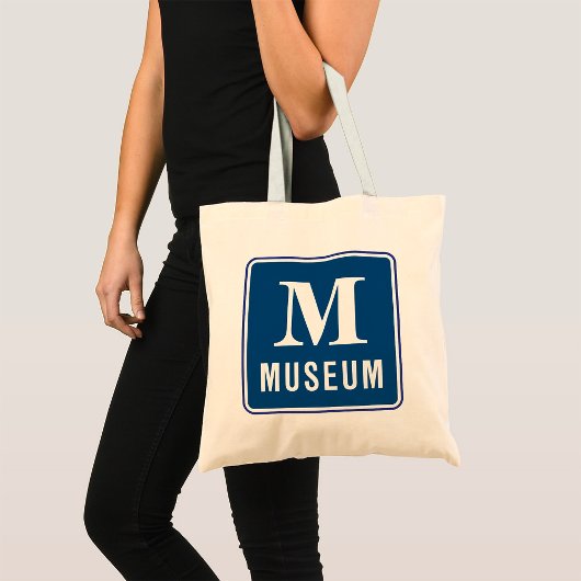 Museumssign Tote Tag Tragetasche