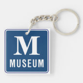 Museumssignatur-Schlüsselanhänger Schlüsselanhänger (Rückseite)
