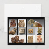 Museumsstatuen/Skulpturen Postkarte (Vorne/Hinten)