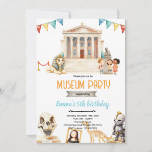 Museumstag-Party-Einladung Einladung