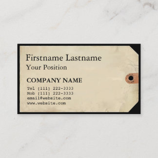 Museumstempel Visitenkarte