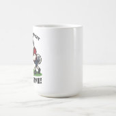 Mush and Get Massive – Funny Husky Sled Push Kaffeetasse (Mittel)