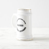 Mushans Alumni-Tasse Bierglas (Vorderseite Links)