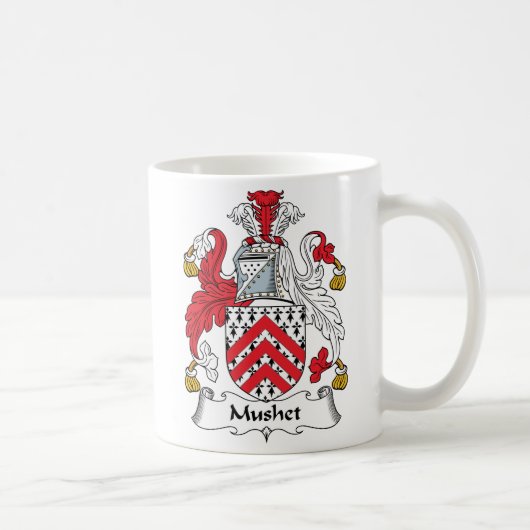 Mushet Familienwappen Kaffeetasse (Rechts)