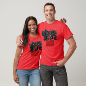 Mushi Schwarm-Schwarzes T-Shirt (Unisex)