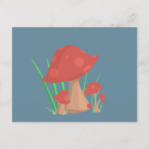 Mushie Garden Blank Postkarte