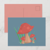 Mushie Garden Blank Postkarte (Vorne/Hinten)