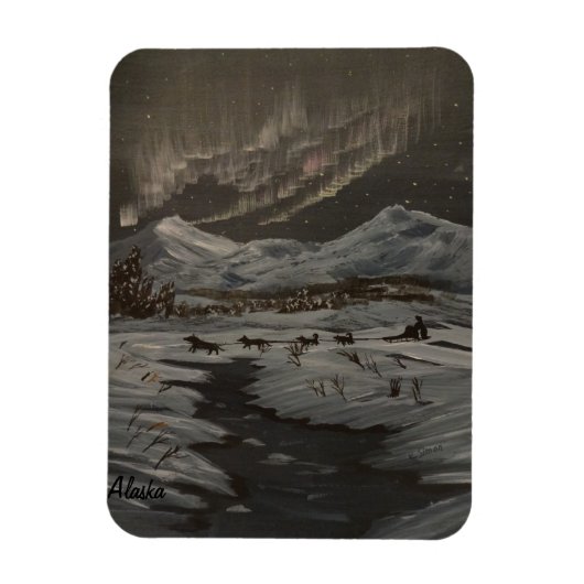 Mushing Aurora Magnet (Vertikal)