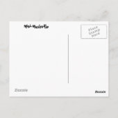 Mushoom House Fun Postkarte (Rückseite)