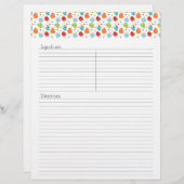 Mushroms Rezept Letterhead (Vorne/Hinten)