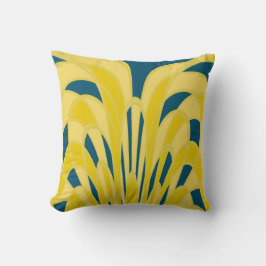 Mushroom Abstrakt - Art Deco - Sonnenschein Kissen