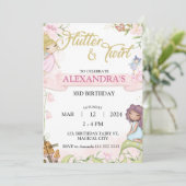 Mushroom am 3. 4. 5. 6. 7. 8. Geburtstag Einladung (Stehend Vorderseite)