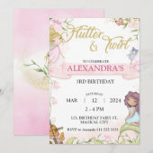 Mushroom am 3. 4. 5. 6. 7. 8. Geburtstag Einladung (Vorne/Hinten)