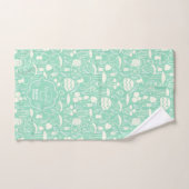 Mushroom Aqua Cream Badhandtuch Set (Handtuch)