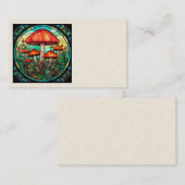 Mushroom Art Business Cards Visitenkarte (Vorne/Hinten)