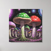 Mushroom Art Leinwanddruck (Vorderseite)