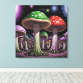 Mushroom Art Leinwanddruck (Insitu (Holzboden))