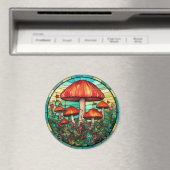 Mushroom Art Magnet (In Situ (Geschirrspüler))