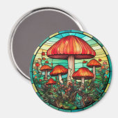 Mushroom Art Magnet (Vorderseite/Rückseite)