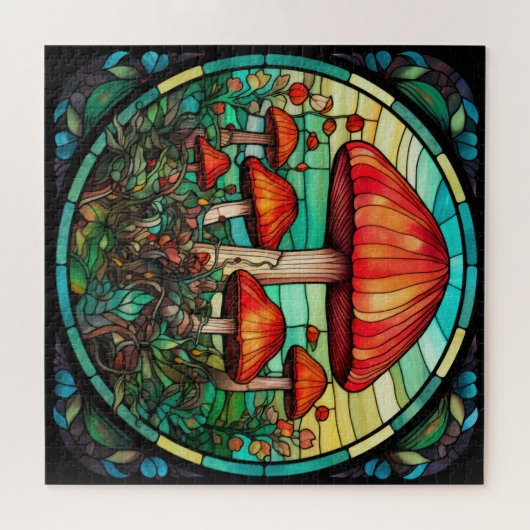 Mushroom Art Puzzle (Horizontal)