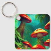 Mushroom Art Schlüsselanhänger (Vorderseite)