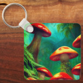Mushroom Art Schlüsselanhänger (Vorderseite)