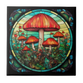 Mushroom Art Tile Fliese (Vorderseite)