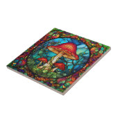 Mushroom Art Tile Fliese (Seite)