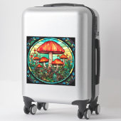 Mushroom Art Vinyl Sticker (Koffer)