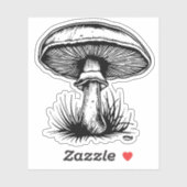 Mushroom Aufkleber (Blatt)