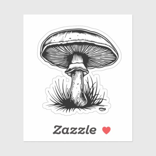 Mushroom Aufkleber (Blatt)