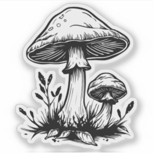 Mushroom Aufkleber