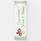 Mushroom Baby Dusche Banner (Vertikal)