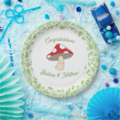 Mushroom Baby Dusche Pappteller (Party)