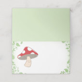 Mushroom Baby Dusche Platzkarte (Außenseite Aufgefaltet)