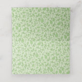 Mushroom Baby Dusche Platzkarte (Innenseite Aufgefaltet)