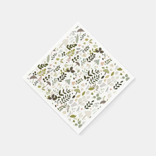 Mushroom Baby Dusche Serviette (Ecke)