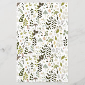 Mushroom Baby Shower Baby Trivia (Rückseite)