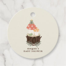 Mushroom Baby Shower Fevor Tags