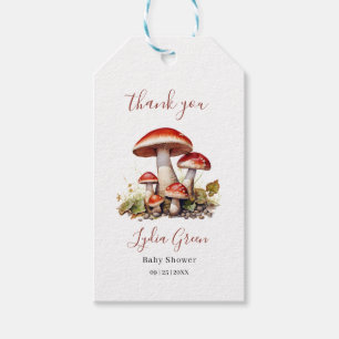 Mushroom-Baby-Shower, Geschlechtsneutrale Babypart Geschenkanhänger