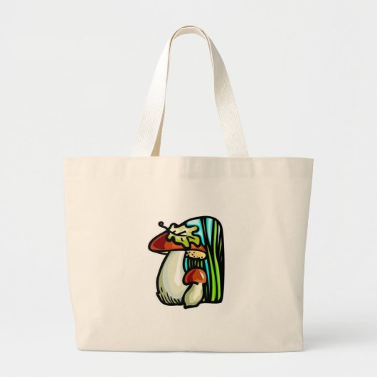 Mushroom-Bag Jumbo Stoffbeutel (Vorne)