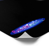 Mushroom-Bergposter Poster (Ecke)