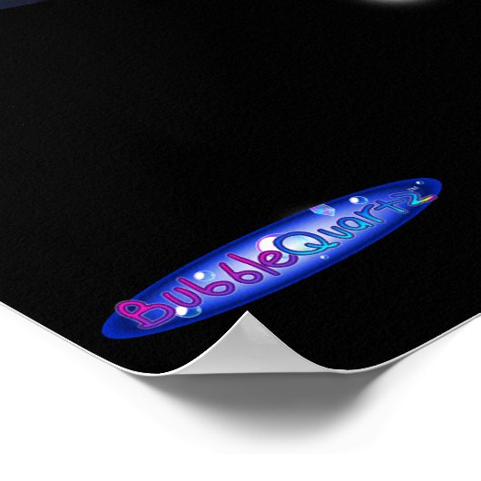 Mushroom-Bergposter Poster (Ecke)