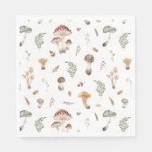 Mushroom Birthday Napkin Serviette (Vorderseite)