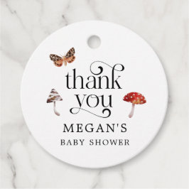 Mushroom Boho Babydusche Geschenkanhänger