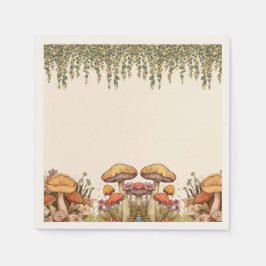 Mushroom Boho Theme Serviette