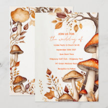 Mushroom Bridal Shower Autumn Woodland