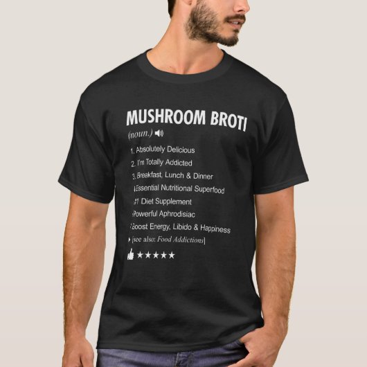 Mushroom Broth Definition 1 T-Shirt (Vorderseite)